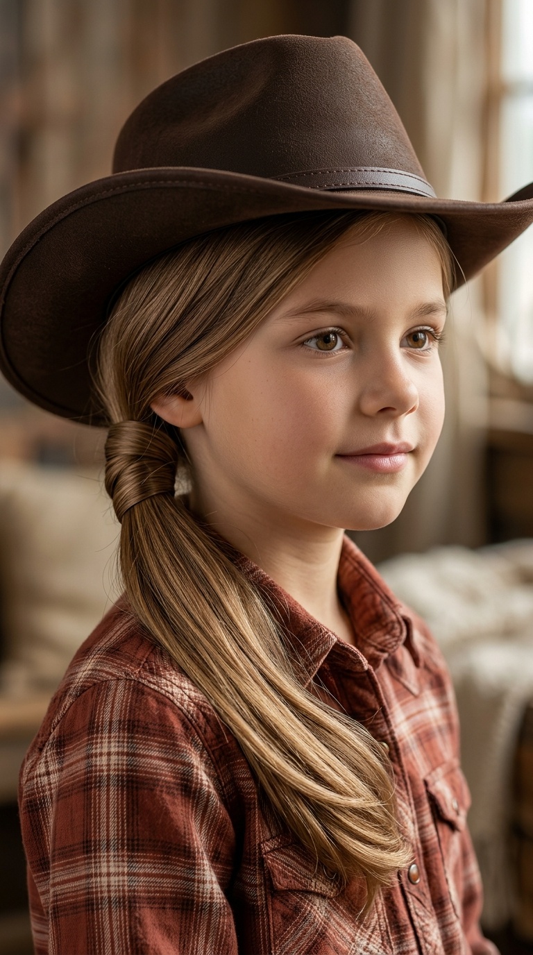 Wrapped Side Ponytail