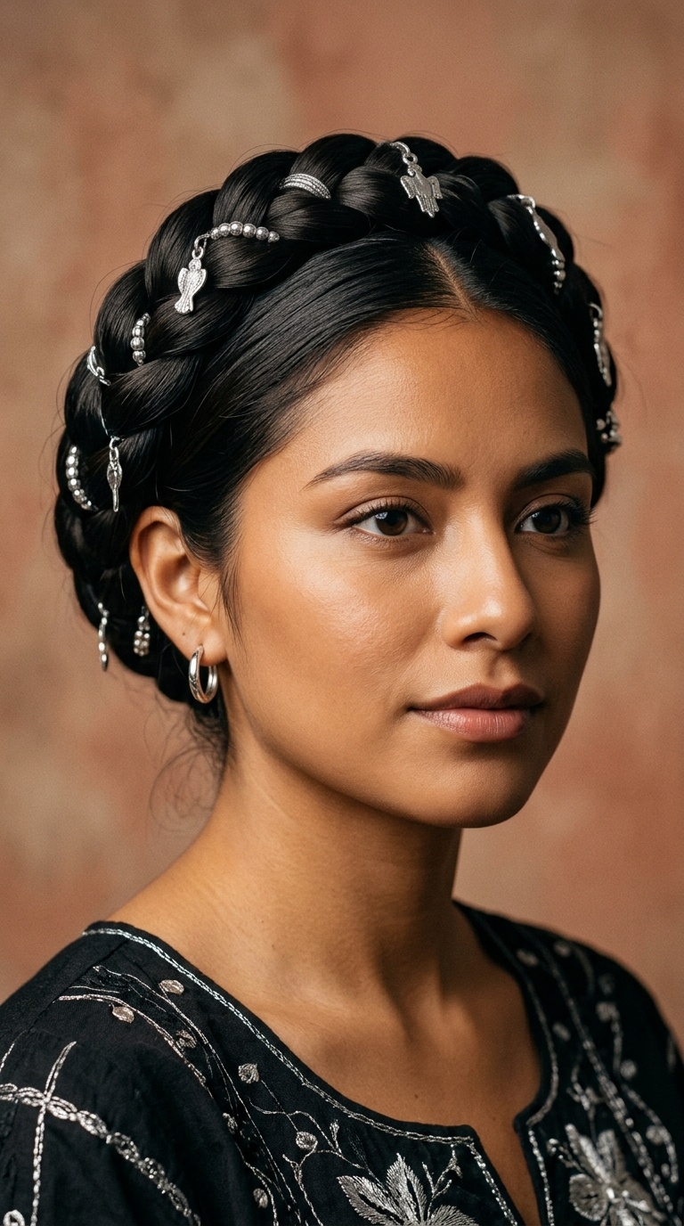 Zacatecas Braid with Silver Accents