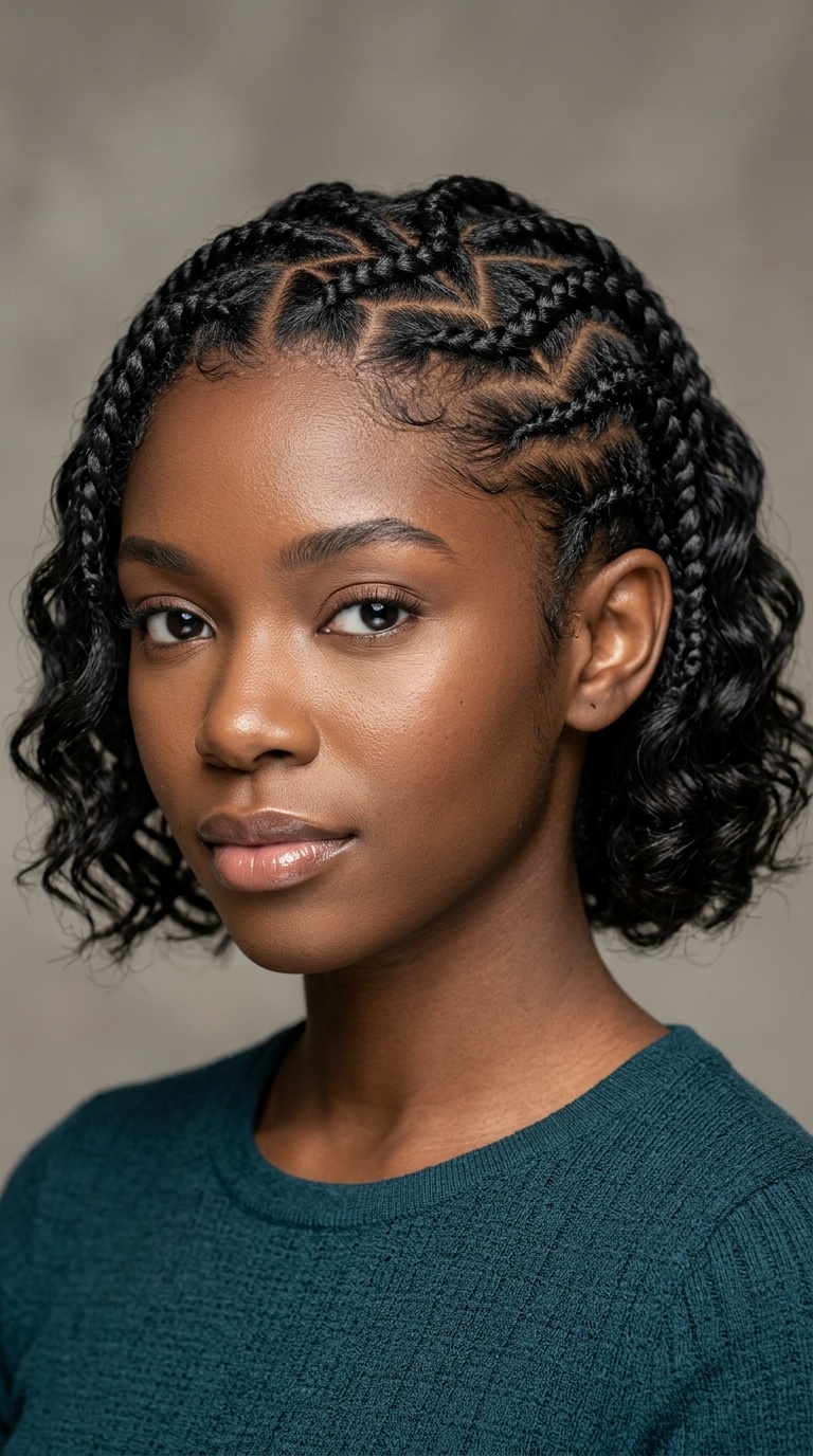 Zig-Zag Braided Part