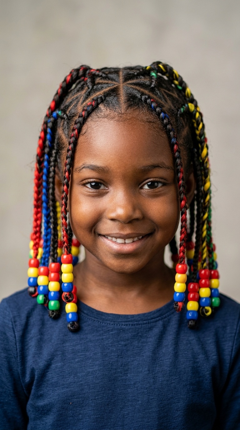 Zig-Zag Braids with Primary Colors