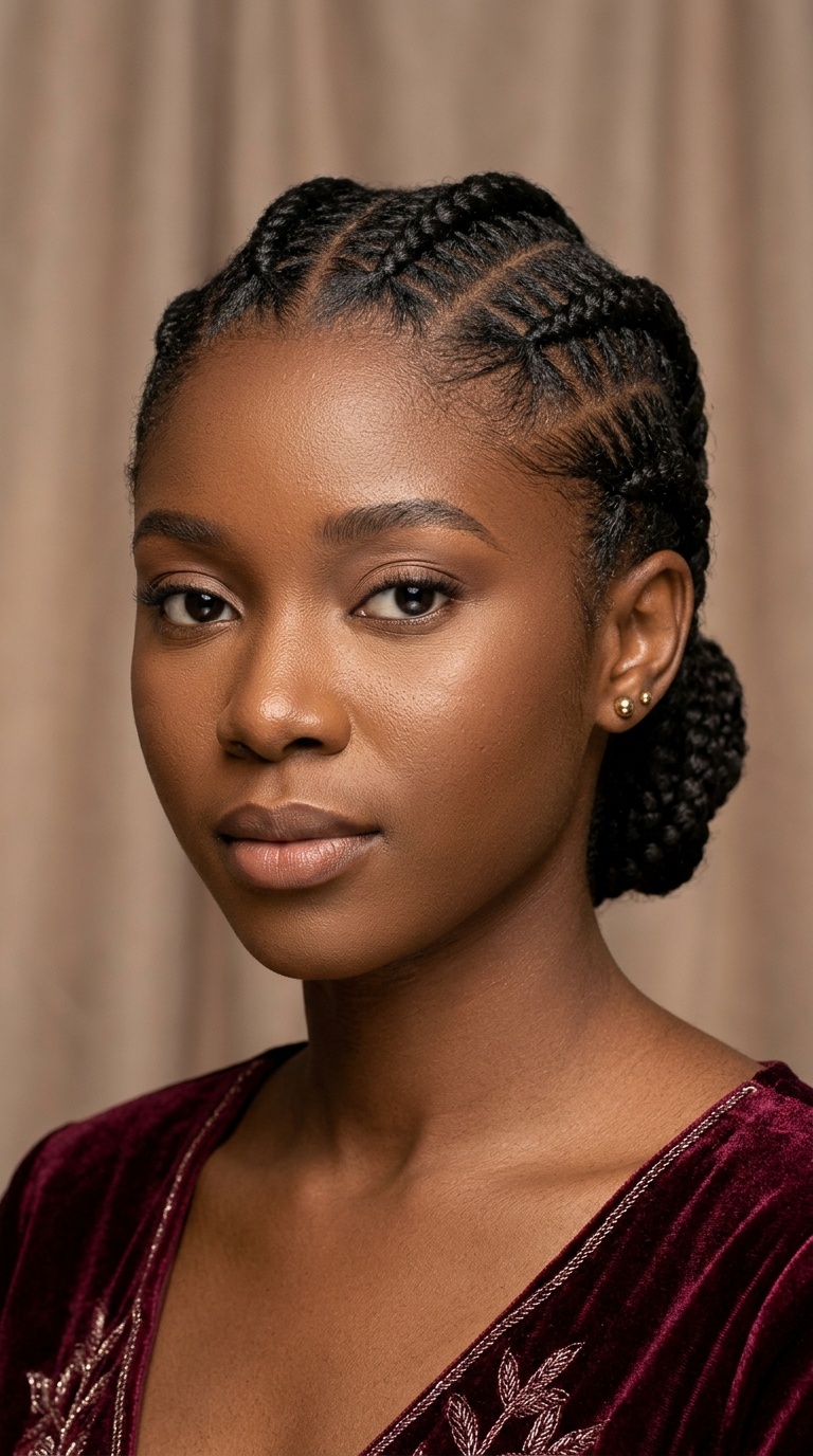 Zig-Zag Part Feed-in Braids