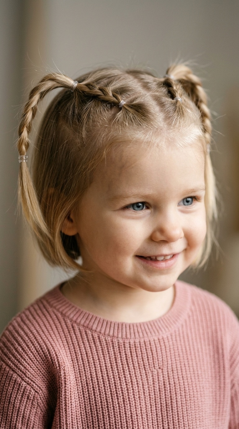 Zig-Zag Part Pigtails