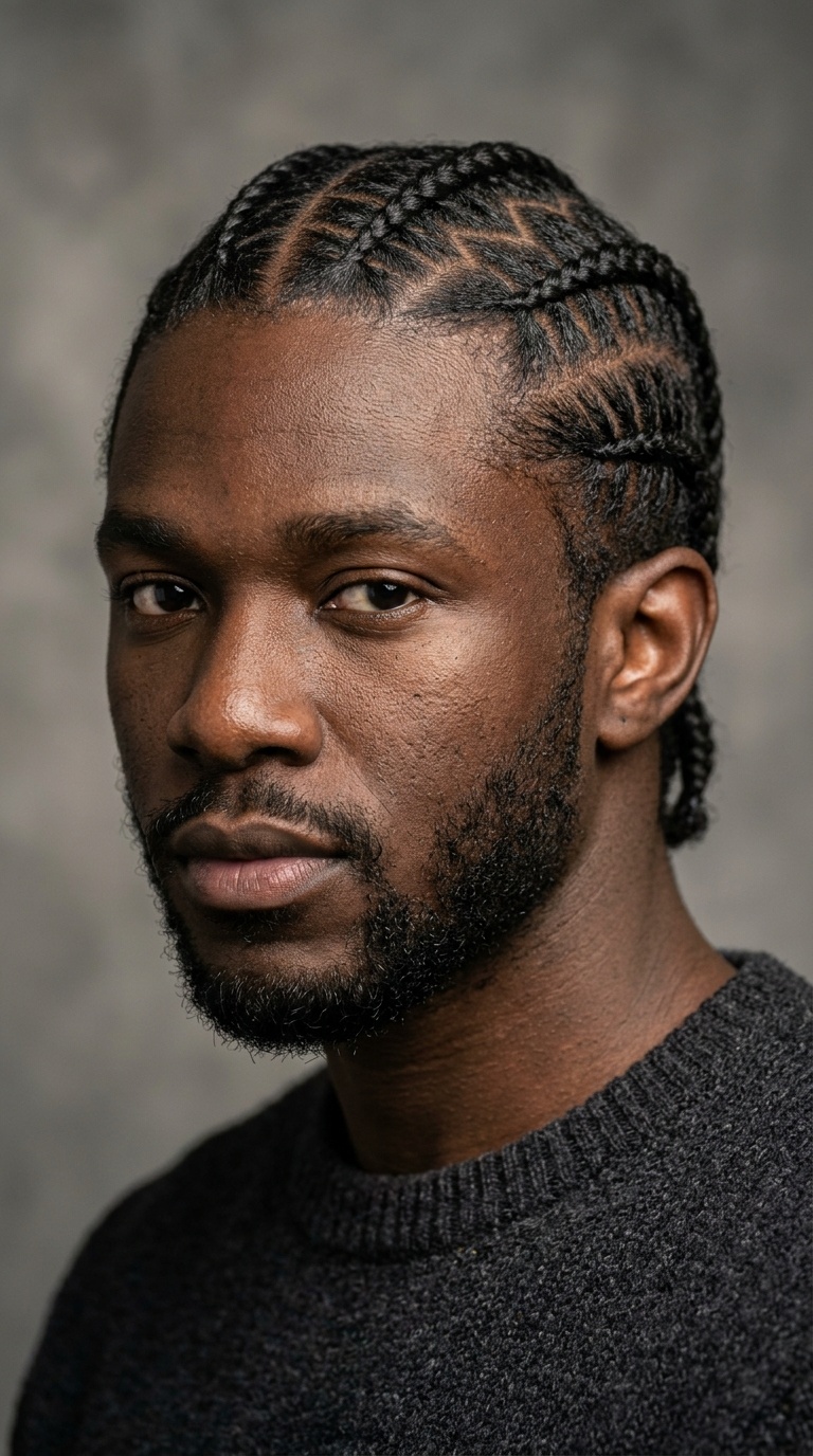 Zig-Zag Parting Straight-Backs