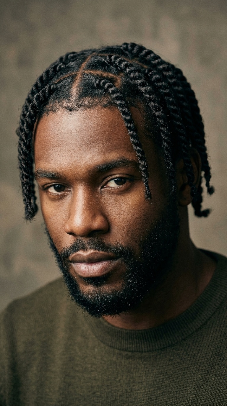 Zig-Zag Parting Twists