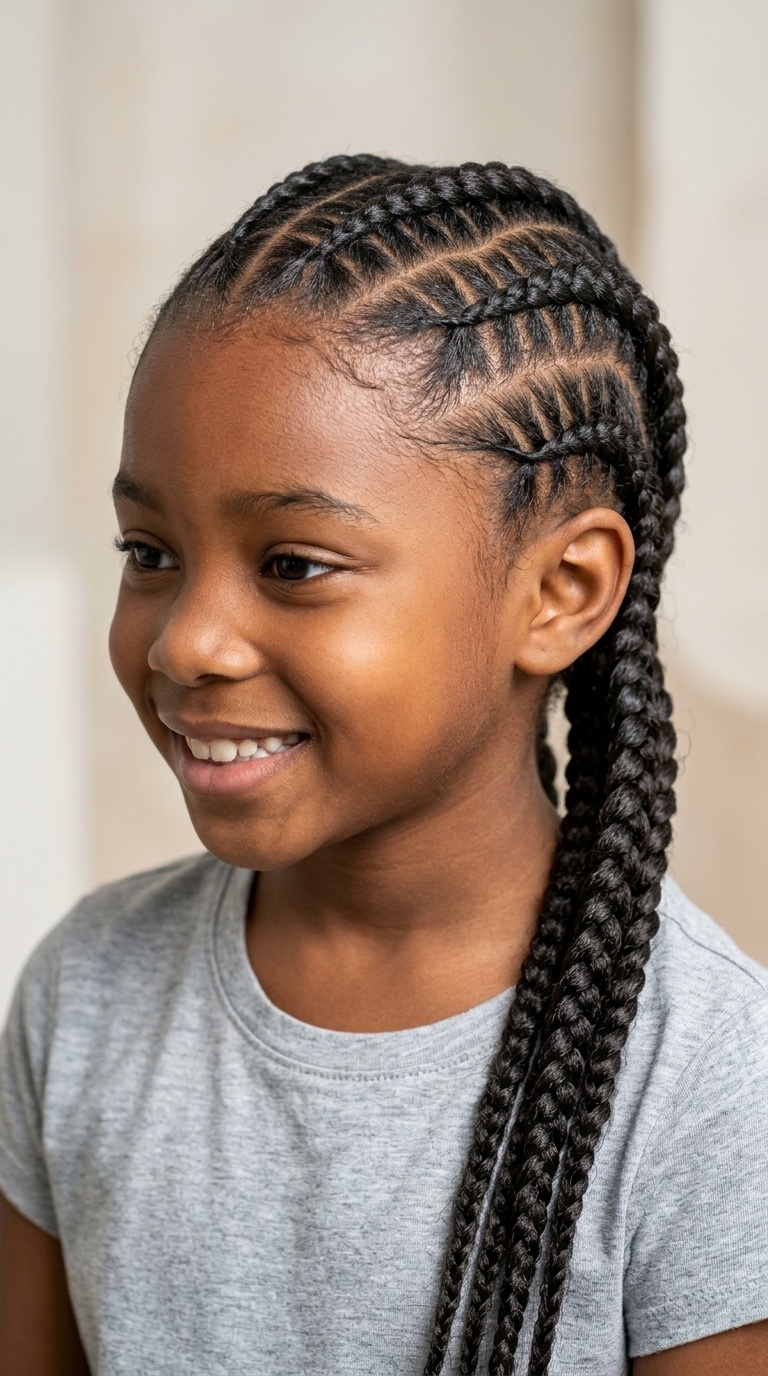 Zig-Zag Partings with Feed-in Braids
