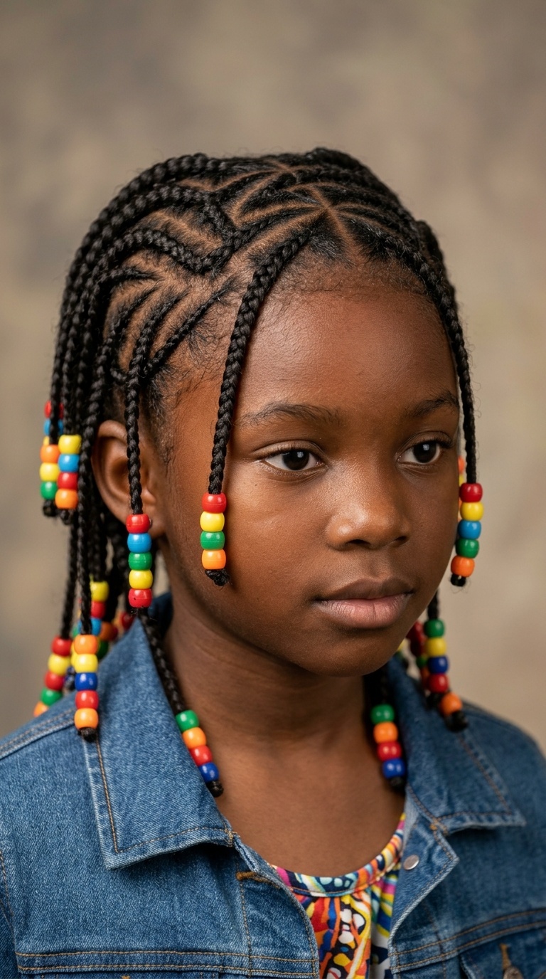 Zig-Zag Parts with Colorful Beads
