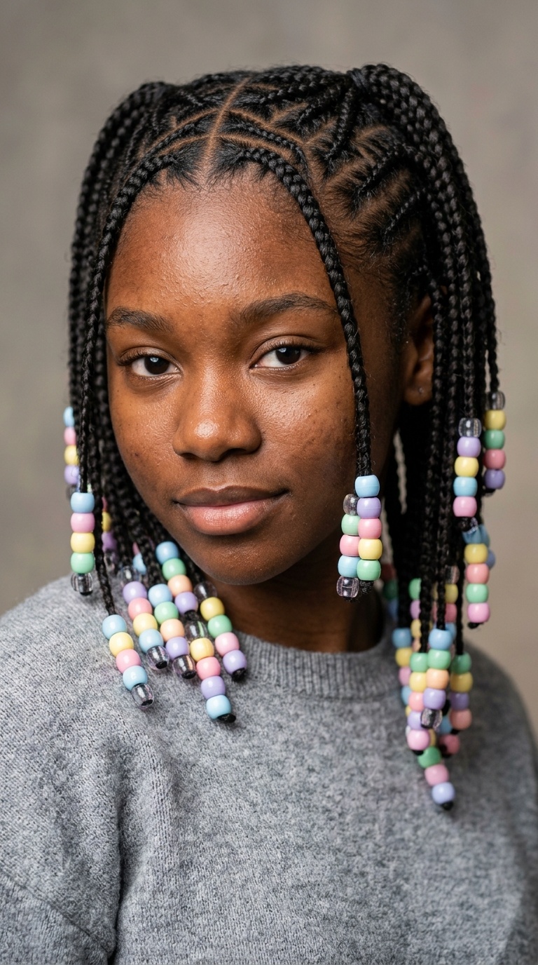 Zig-Zag Parts with Pastel Beads