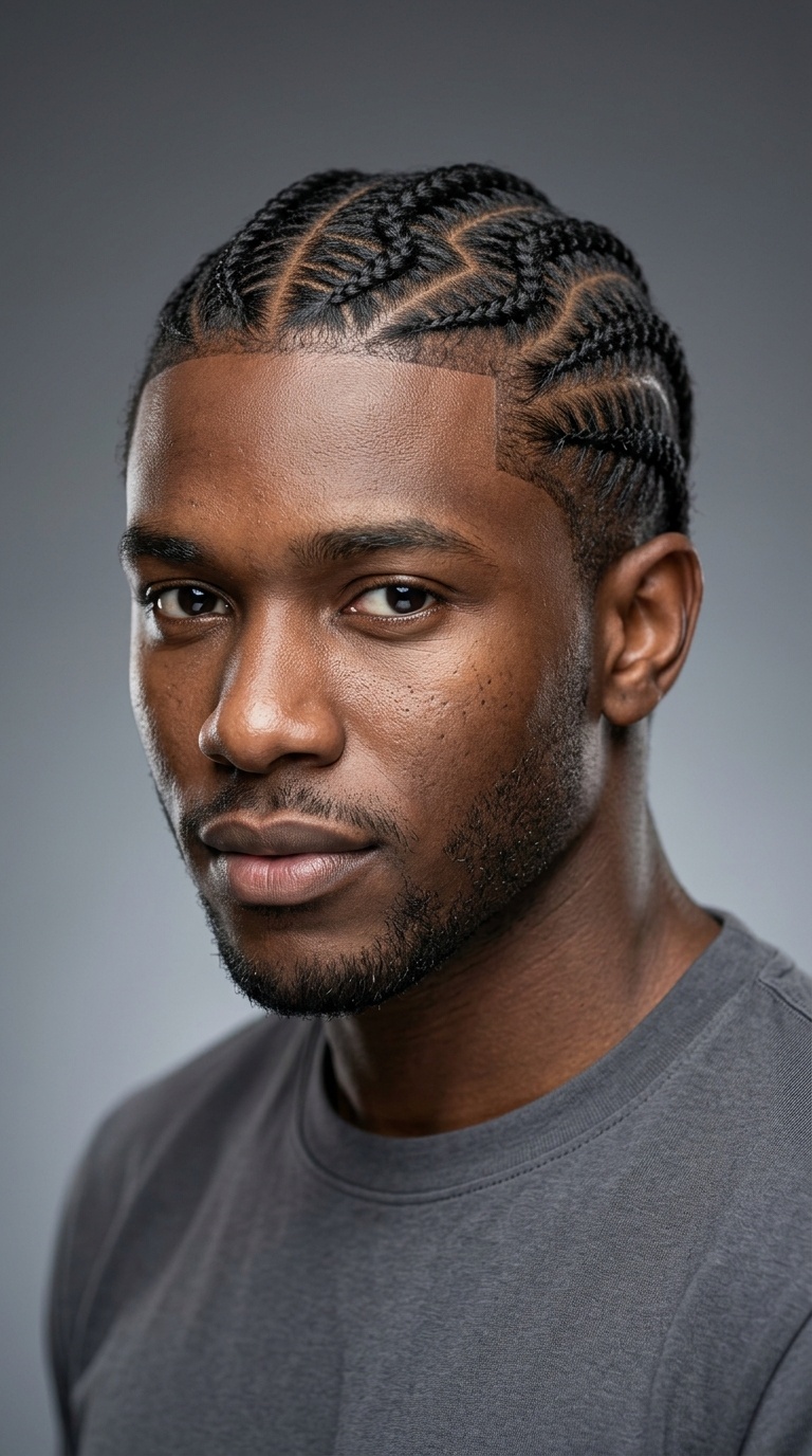 Zig-Zag Pattern Cornrows