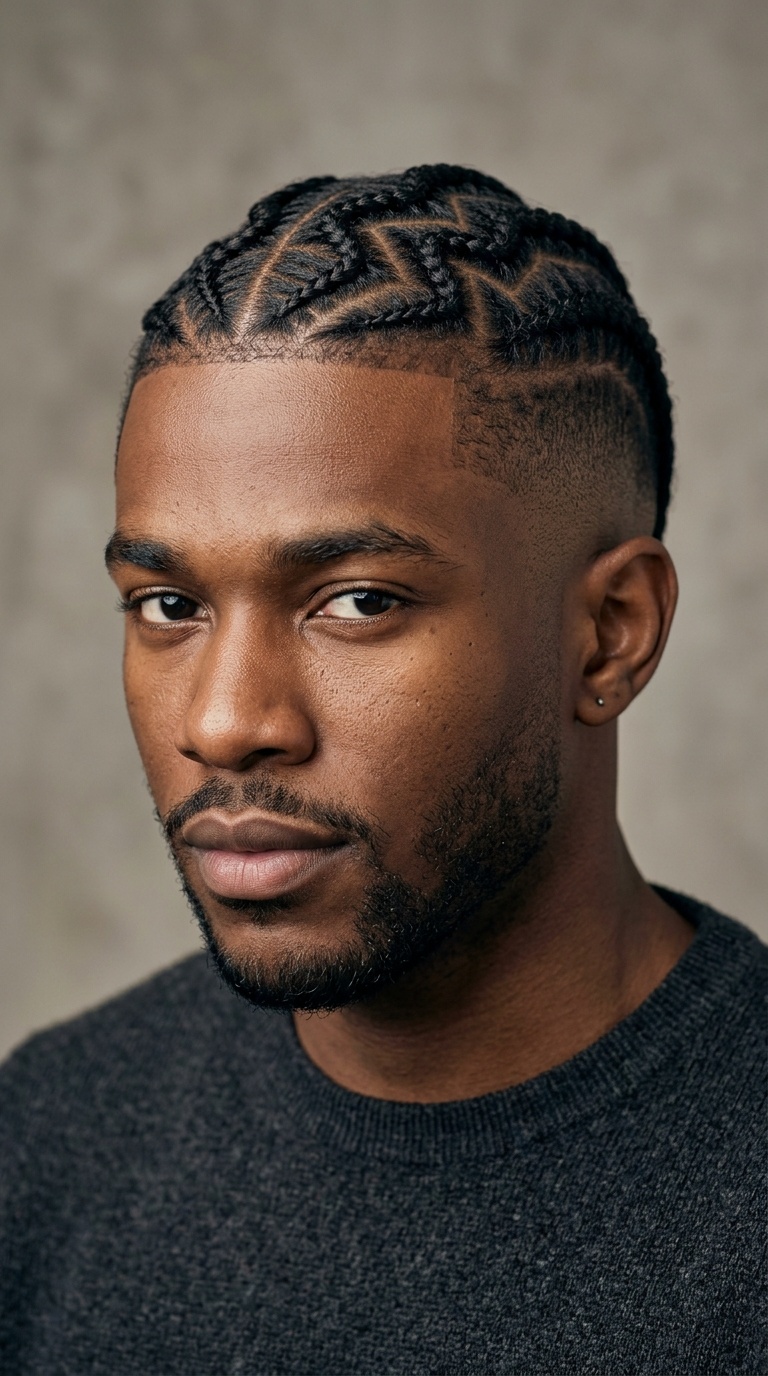 Zig-Zag Pattern with Skin Fade